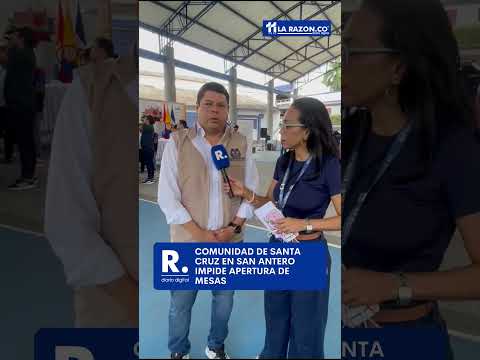 Comunidad de Santa Cruz en San Antero impide apertura de mesas