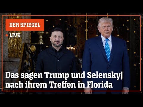 Livestream: Das sagen Trump und Selenskyj nach ihrem Treffen in Florida | DER SPIEGEL