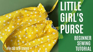 How to Sew a Simple Quilted Purse for Little Girls! A Beginner Friendly Tutorial