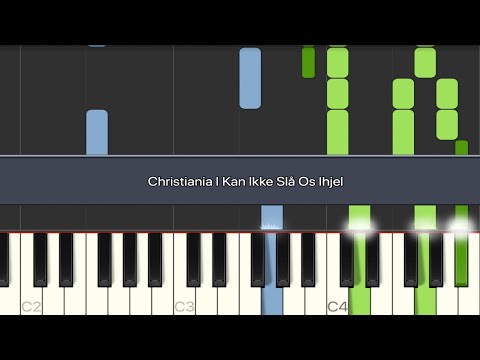 [Play/Sing] Christiania I Kan Ikke Slå Os Ihjel Piano Tutorial (All verses + lyrics)