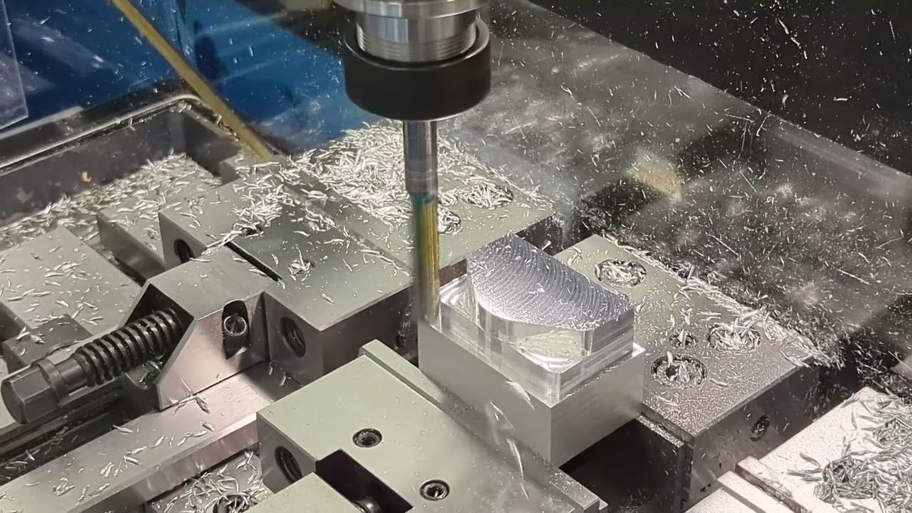 Milling aluminium on LinuxCNC converted Optimum MH50V mill