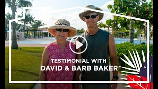 Testimonial David and Barb Baker