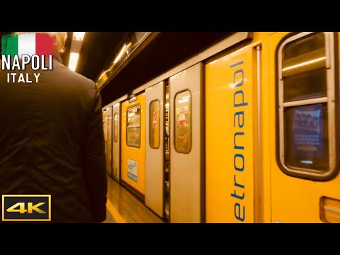 NAPOLI 2022 -  Metro Ride From Piazza Vanvitelli to Materdei |Naples, Italy |4k UHD