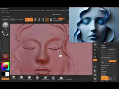 “ZBrush Relief Modeling Tutorial | Step-by-Step Guide to Sculpt 3D Relief Art for Beginners” part 2