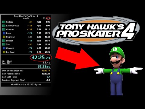 THPS4 Any% Speedrun in 32:25