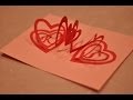 How to make a Valentines Day Pop Up Card.