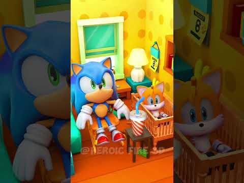 Tails Stealing Sonic's Shake😄#FunnyAnimation #shorts #blenderanimation