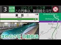 Bullet Train Announcements Of The JR Tōhoku Shinkansen HAYABUSA From Tōkyō To Shin Hakodate Hokut
