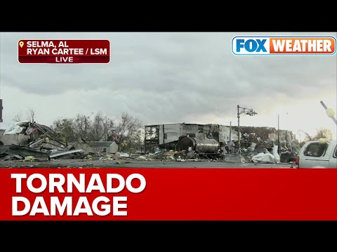 Selma, Alabama Sees Significant Damage After Tornado Rips Through