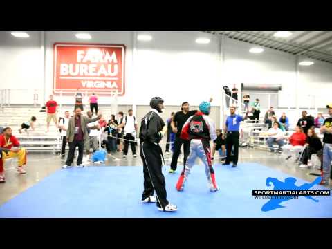 Bryan Young vs Ryan George - Mens Sparring - Grand Slam Open Nationals 2014