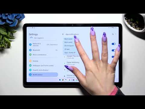 LENOVO Tab P11 Pro – How to Turn On or Off App Notifications