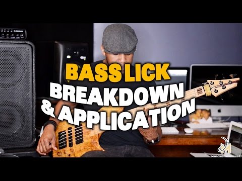 BASS LICK BREAKDOWN AND APPLICATION - JERMAINE MORGAN TV EP 17