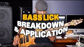 BASS LICK BREAKDOWN AND APPLICATION - JERMAINE MORGAN TV EP 17