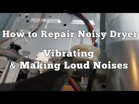 How to Repair a Noisy Dryer - Troubleshoot Fix Dryer Making Loud Vibrating Noises
