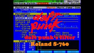 Video thumbnail for Daft Punk Revolution 909 used filter Roland S-760 sampler [No talk] by Techno Frontier