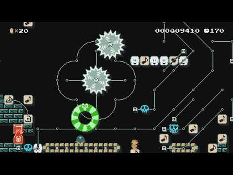 全自動：　Happy New Year 2019♥　(Auto) by みゆき♪Cindy - Super Mario Maker - No Commentary 1bo