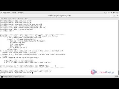 How To Install Squid Analyzer On Centos 7 | LinuxHelp Tutorials