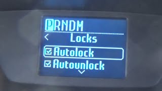 2015 Ford Transit autolock and autounlock