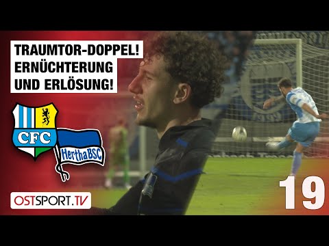 Traumtor-Doppel! Ernüchterung und Erlösung: Chemnitz - Hertha II | Regionalliga Nordost