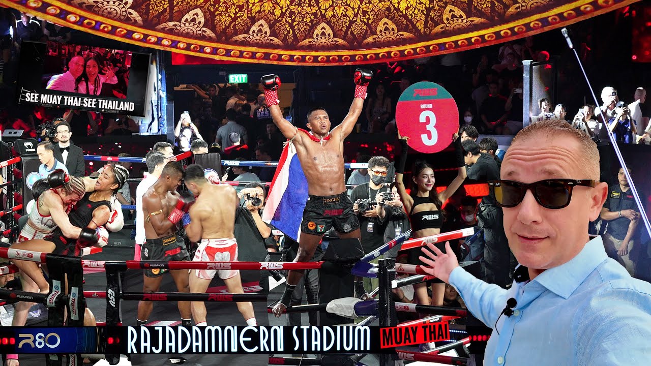 Experience the exhilarating spectacle of Muay Thai at Bangkok's famed Rajadamnern Stadium - a must-see highlight!