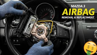 Mazda 3 Driver Airbag Removal & Replacement (Steering Wheel 2010-2013)