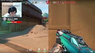 シルバー3  45の精一杯のヴァロラント  #ヴァロラント  #Valorant ＃Twitch