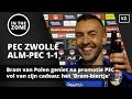 Bram van Polen geniet na promotie PEC vol van zijn cadeau: het ‘Bram-biertje’