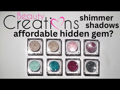 The BEST affordable sparkly eyeshadows (truly)!: new Beauty Creations Riding Solo shadows