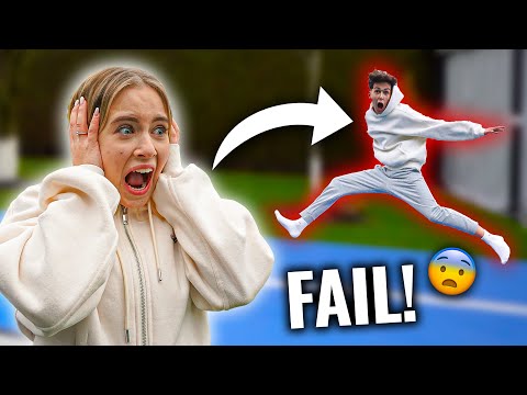 MY BOYFRIEND IS DRAWING ON ME! 😂🤸🏼‍♀️ (on my AIRTRACK) - DAILY VLOG 13