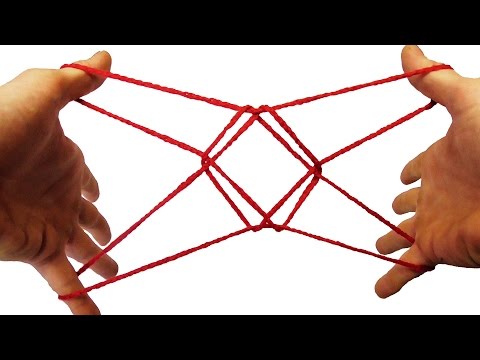 String Tricks! How To Do The Diamond String Figure Step By Step