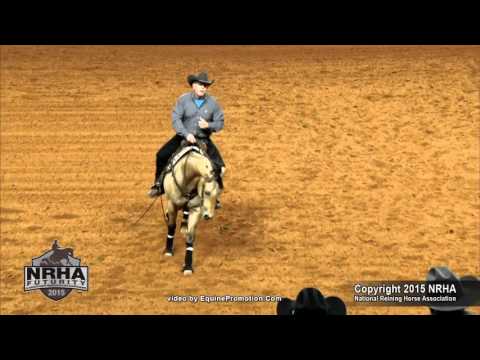 A Tinseltown Romeo ridden by Bill Coburn  - 2015 NRHA Futurity (NP Futurity First Go - Sec. 2)