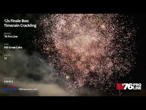 GM424 12s Finale Box: Timerain Crackling - 500 Gram - '76 Pro Line