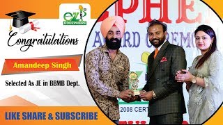 Eduzphere | Amandeep Singh | Selected As JE BBMB Dept.