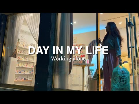 혼자 일하는 네일 아티스트 | 샵 청소, 셀프 네일 케어