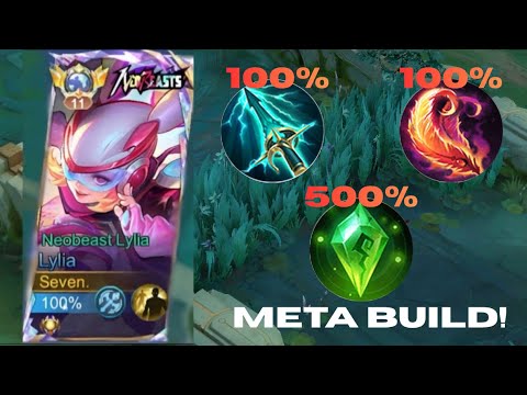 GLOBAL LYLIA META BUILD! | NEOBEAST LYLIA | FORMER GLOBAL 6 & PH 4 LYLIA | MOBILE LEGEND 2025
