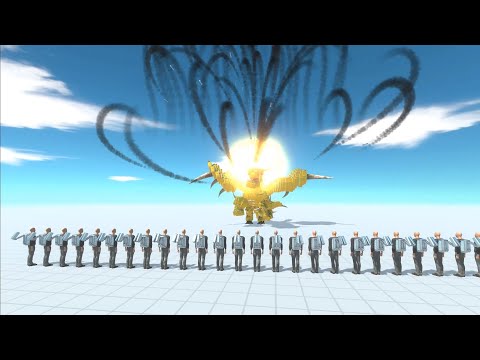 Ghidorah Revamp VS All Units | Animal Revolt Battle Simulator