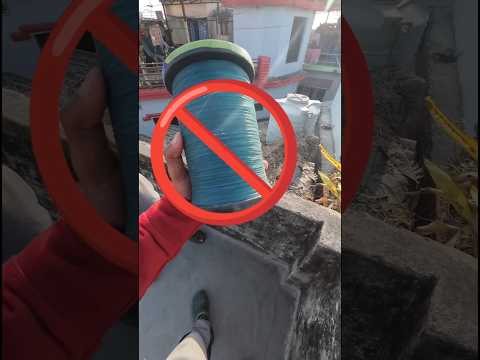 Chinese manjha 🚫🚫☠️#kite #shorts #minivlog