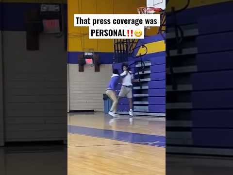 Gym class turned into WR vs. DB drills and somebody got JAMMED into next week 😭💀🏈 #DB #DBDrill