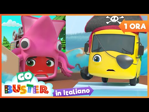Gioco dei pirati🪝🐙 | Go Buster in Italiano 🚌 - Cartoni animati per bambini