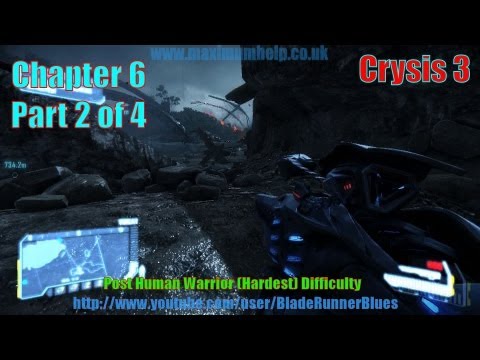 17 Only Human Pt2/4 Crysis 3 Stealth Walkthrough Hardest Difficulty Max Graphical Settings 1080p