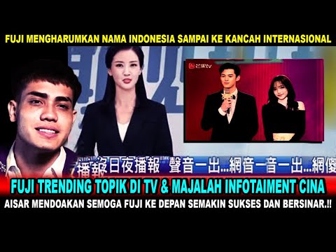 Gempar !! Fuji Shock Saat Dirinya Trending Topik di Majalah & Berita Infotaiment Televisi Cina‼️