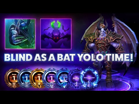 Malganis Dark Conversion - BLIND AS A BAT YOLO TIME! - Hardstuck Bronze 5 Adventures 2022
