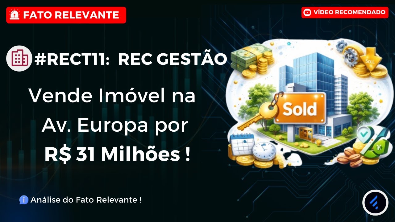 Raio-X RECT11: A Venda Estratégica na Avenida Europa e os Impactos no Fluxo de Caixa