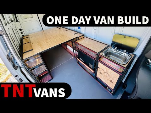Camper Van in One Day! TNTvans - Van Conversion