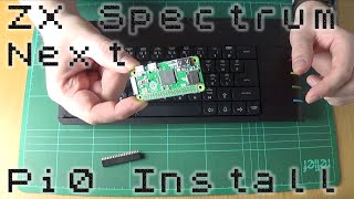Installing a Raspberry Pi 0 in the ZX Spectrum Next.