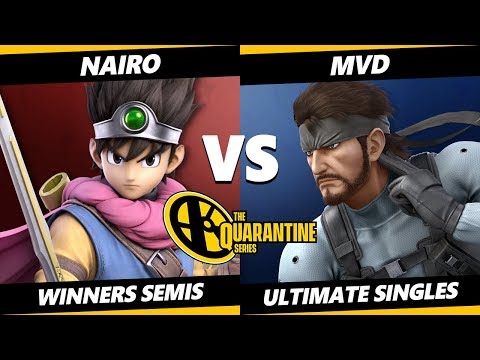 The Quarantine Series Winners Semis - Nairo (Hero) Vs. MVD (Snake) Smash Ultimate - SSBU