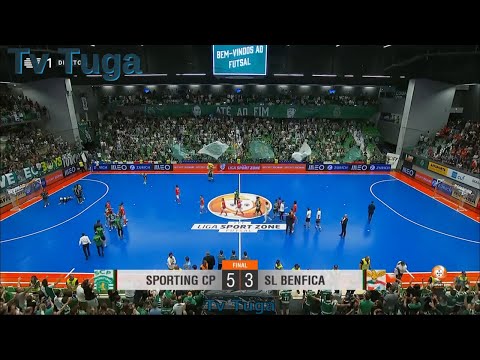 Futsal: Sporting CP 5-3 (após prolongamento) SL Benfica - 4.º jogo da Final do play-off 2019 Golos