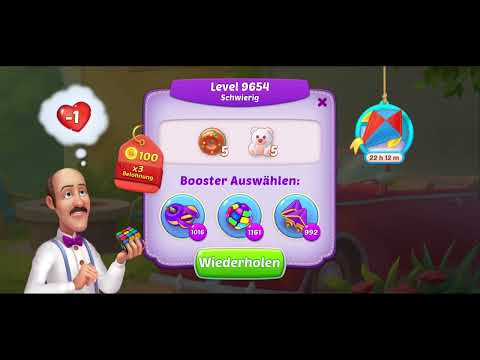 Homescapes Level 9654  -- No cheats