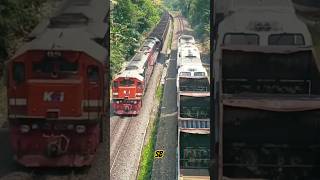 Download lagu BERTEMUNYA 2 KERETA API TERPANJANG ‼️ #keretaapi #babaranjang #cc205 #cc206 #train mp3