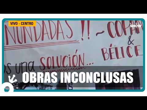 Vecinos denuncian obras abandonadas en zona sur